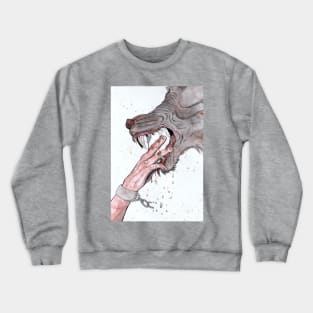 The Hand That Feeds Crewneck Sweatshirt